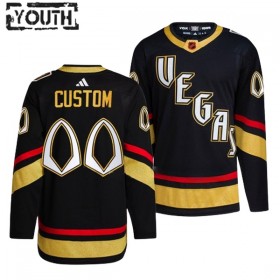 Vegas Golden Knights tröja Customized Adidas 2022-23 Svart Reverse Retro 2.0 Authentic - NHL Tröjor Barn